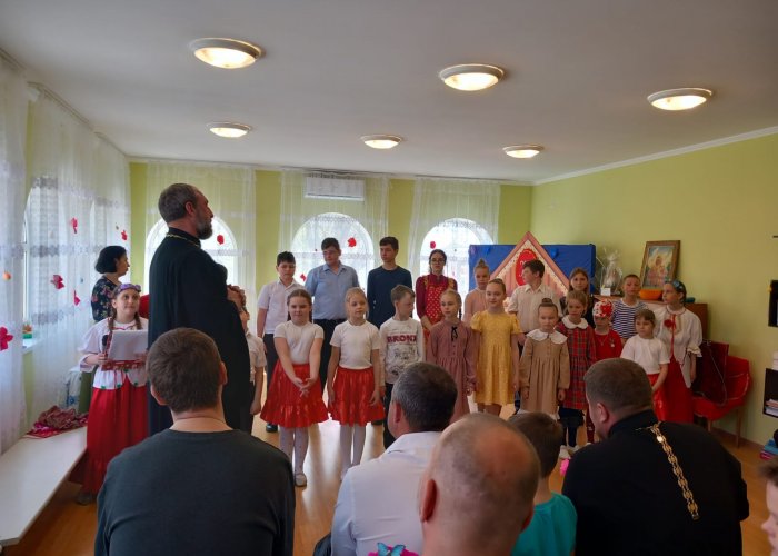 В Воскресной школе Свято-Троицкого храма прошло мероприятие посвященное Христову воскресению
