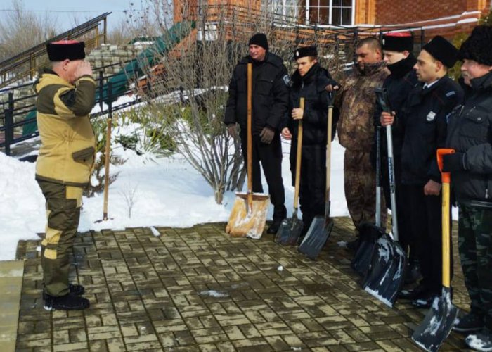 Благодарность казакам Гулькевичского районного общества