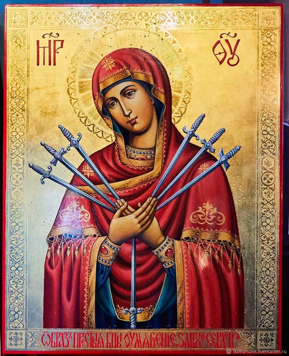 Богослужение, посвященное дню памяти иконы Божьей Матери "Семистрельная "