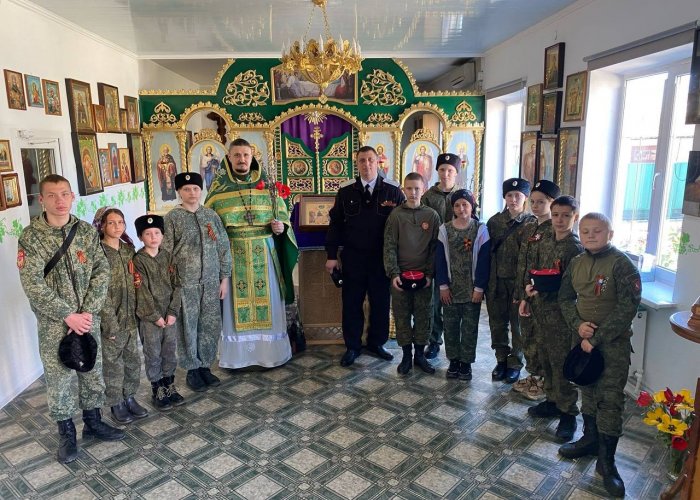 В храме Св. Блж. Ксении Петербургской, пос. Гирей, 13 апреля в праздник 