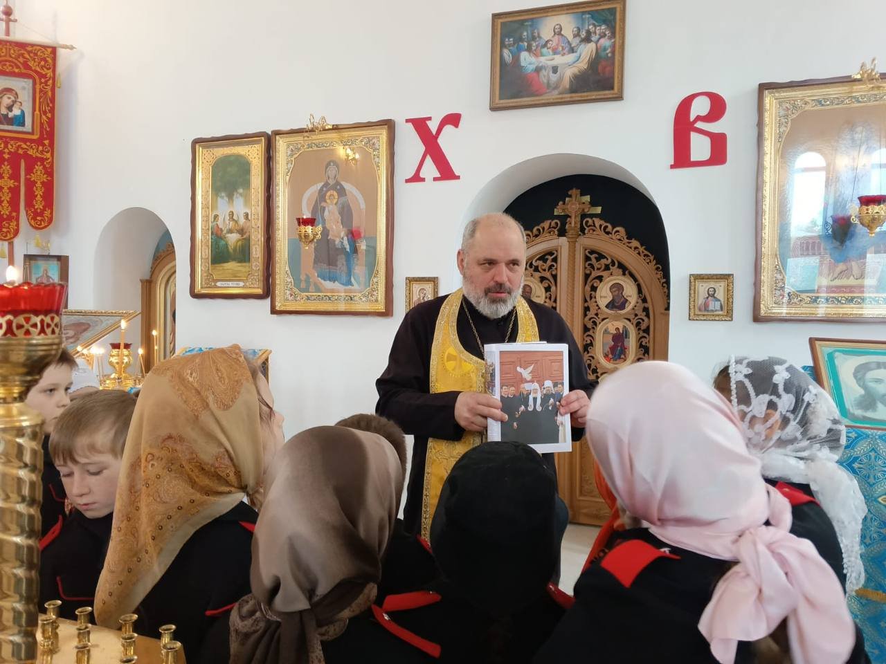 Благовещение Пресвятой Богородицы в Крестовоздвиженском храме села Соколовское