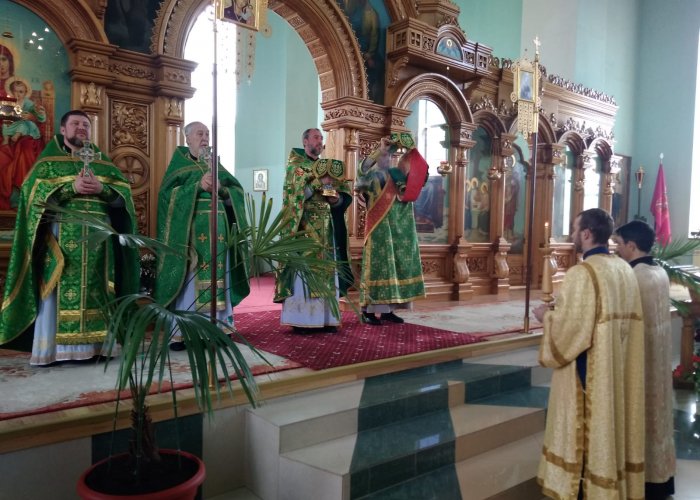 Литургия в день празднования Входа Господня в Иерусалим