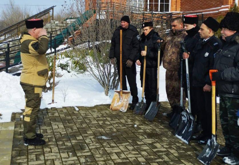 Благодарность казакам Гулькевичского районного общества