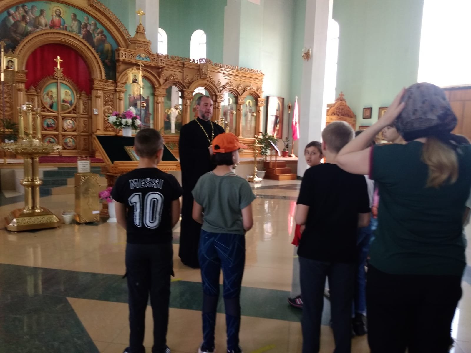 Дети посетили Свято - Троицкий храм г. Гулькевичи.